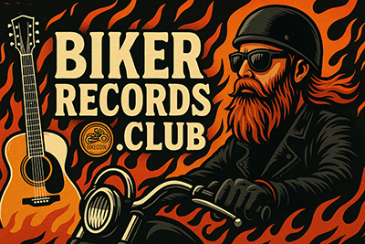 Biker Records Poster